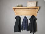 Teak wandkapstok 130cm - Naturel, Huis en Inrichting, 100 tot 150 cm, Overige typen, Nieuw, Ophalen of Verzenden