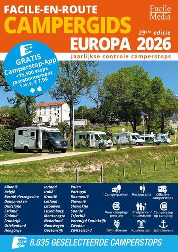 Facile-En-Route Campergids Europa 2026 | E.M. Dobbelsteen, Ophalen of Verzenden, Nieuw, E.M. Dobbelsteen