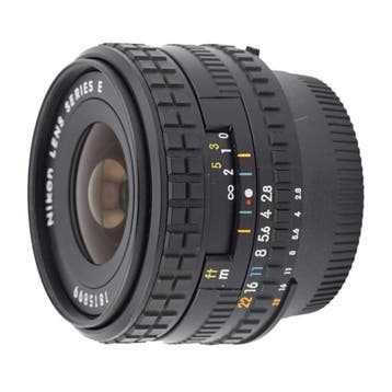 Nikon 28mm f/2.8 Series E objectief - Tweedehands, Verzenden, Gebruikt, Nikon, Groothoeklens
