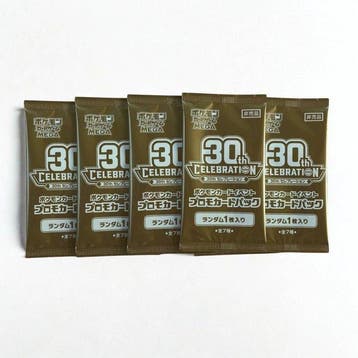 Pokémon - 5 Booster pack - 30th CELEBRATION - M6a Sealed, Nieuw