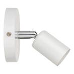 Bailey Plafondlamp Metaal Wit E27 met verstelbare arm Ø10cm, Huis en Inrichting, Ophalen of Verzenden, Nieuw