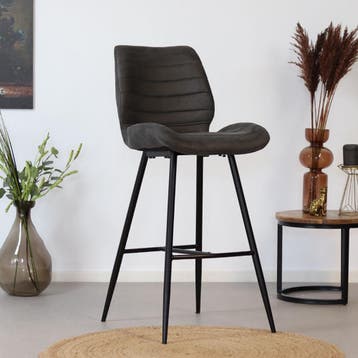50% Korting: Industriële barkruk Morris antraciet 71 cm, Ophalen, Zo goed als nieuw
