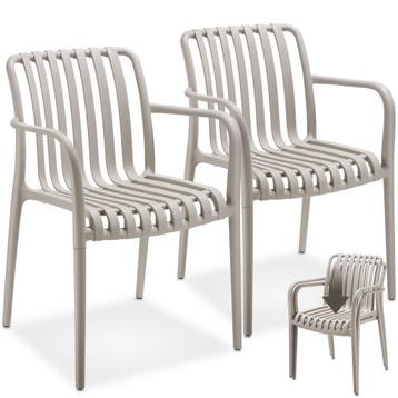 Tuinstoelen Alcudia, weerbestendig, stapelbaar, Verzenden, Nieuw