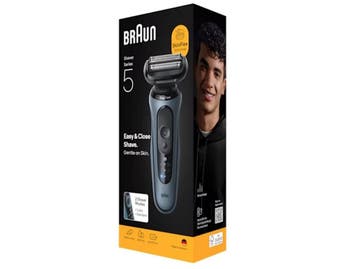 Braun 52-A1000s - Scheerapparaat - 3 kops - Blauw, Verzenden, Zo goed als nieuw