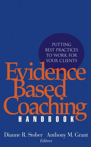 9780471720867 Evidence Based Coaching Handbook, Verzenden, Zo goed als nieuw, DR Stober