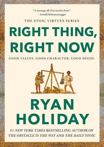 9780593191712 Right Thing. Right Now Ryan Holiday, Verzenden, Nieuw, Ryan Holiday
