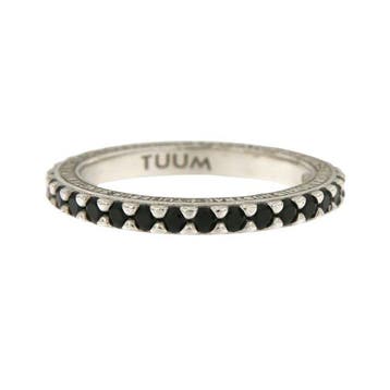 Zonder minimumprijs - Tuum - Ring Zilver - Spinelli Neri, Nieuw