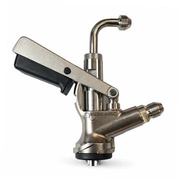Fustkoppeling korf 2x3/8 Micro Matic met 90° bocht, Ophalen of Verzenden