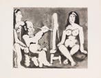 Pablo Picasso (1881-1973) - Peintre et Modèle avec une