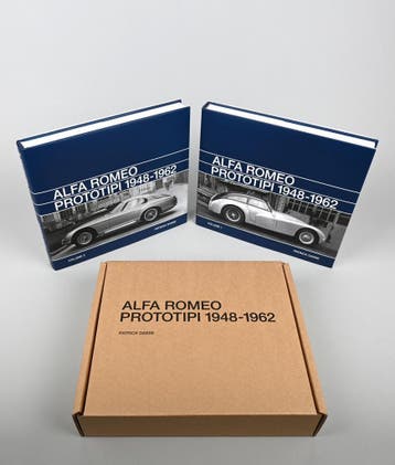 Alfa Romeo Prototipi 1948–1962, 2 boeken, gratis verzending, Algemeen, Verzenden, Nieuw, Patrck Dasse