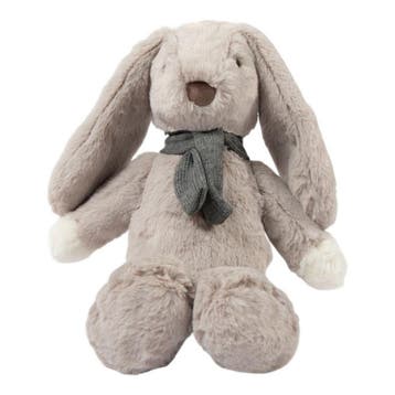 Knuffel Grijs konijn Peter groot 30cm, Verzenden, Nieuw