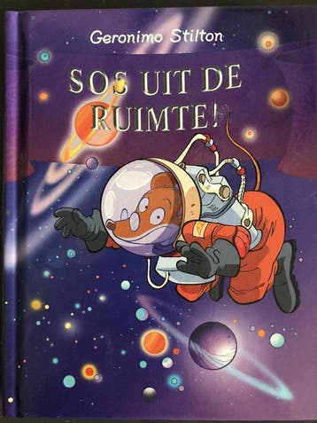 Boek Geronimo Stilton - SOS uit de ruimte! 9789085924234, Boeken, Verzenden, Zo goed als nieuw