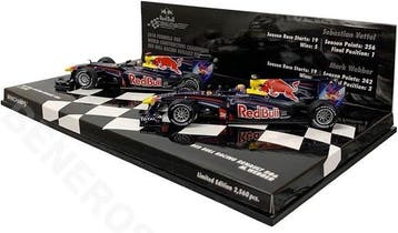 Minichamps 1:43 - Modelauto - Set Deluxe Sebastian Vettel, Nieuw