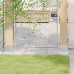 vidaXL Spokkels vierkant 4 st gegalvaniseerd staal, Verzenden, Nieuw