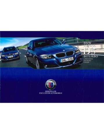 2008 BMW ALPINA D3 BITURBO BROCHURE DUITS, Boeken, Nieuw, Author