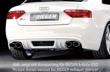 Rieger achteraanzetstuk | A5 S5 (B8/B81): 06.07-07.11 (tot F, Verzenden, Nieuw, Audi