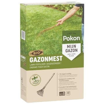 Pokon bio gazonmest | 30 m² (2 kg), Verzenden, Nieuw