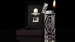 Dunill - Rare Model Engraving Pattern Rollagas Lighter -, Nieuw