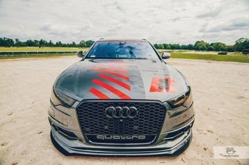 Maxton Voorspoiler / Splitter AUDI A6 C7 S-LINE (2 splitters, Verzenden