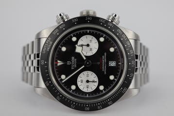 Horloge Tudor Black Bay Chrono Full set 04/2025, Overige merken, Staal, Gebruikt, Staal