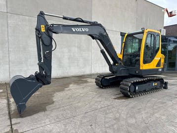 Veiling: Midigraafmachine Volvo EC55B Diesel 2012, Ophalen, Graafmachine