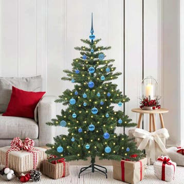 vidaXL Kunstmatige Inklapbare Kerstboom Groen 150 cm PVC en, Verzenden, Nieuw