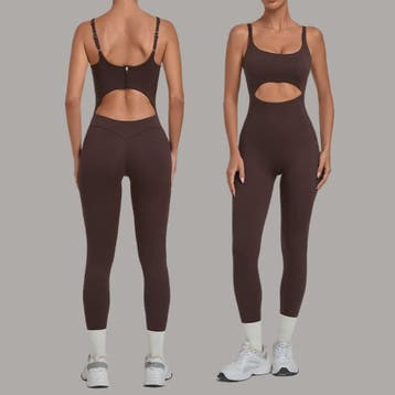 Dames Sport Jumpsuit met Cut-out en Backless Design - Perfec, Kleding | Dames, Verzenden, Nieuw