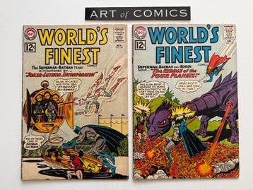 Worlds Finest Comics #129, #130 - Joker & Lex Luthor Team, Nieuw