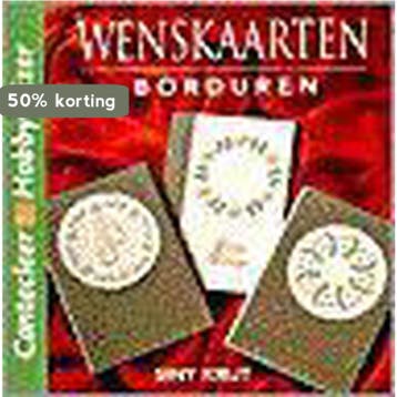Wenskaarten borduren / Cantecleer hobbywijzer / 203 - S., Verzenden, Gelezen, S. Krijt