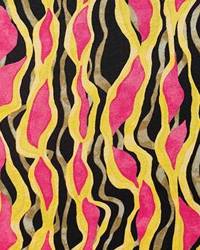 Viscose Satijn Slierten Geel, Hobby en Vrije tijd, Stoffen en Lappen, Nieuw, Geel