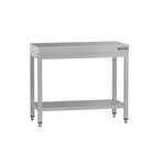 GGM Gastro | RVS werktafel ECO - 800x600mm - met onderschap, Verzenden, Nieuw in verpakking, Meubilair