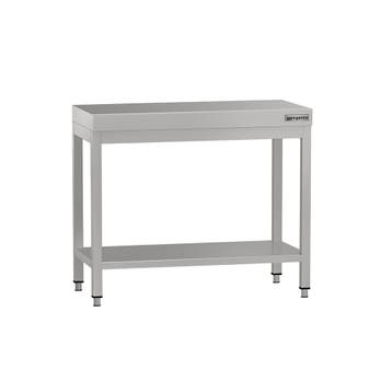 GGM Gastro | RVS werktafel ECO - 800x600mm - met onderschap, Verzenden, Nieuw in verpakking, Meubilair