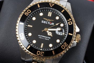 Sector - 230 - Automatic - silver/gold - 43 mm - Zonder, Nieuw