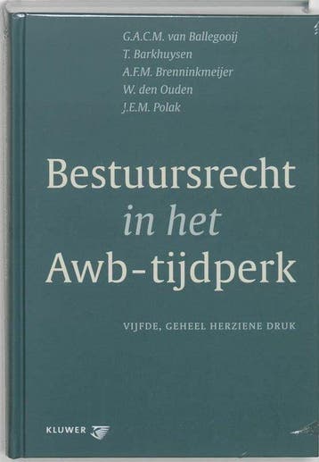 Bestuursrecht in het Awb - van Ballegooij, Verzenden, Gelezen