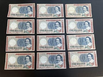 Nederland. - 12 x 10 Gulden - 1953 - Pick 85 (Zonder