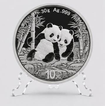 China. 10 Yuan 2026 – Panda – 30 g Silver coin – Ag .999 –