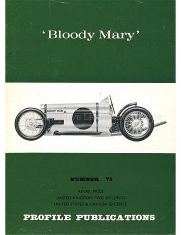 BLOODY MARY (PROFILE PUBLICATIONS 75), Nieuw, Author