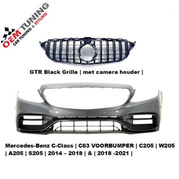 C63 AMG Voorbumper voor C klasse modellen W205 S205 A205, Auto-onderdelen, Carrosserie en Plaatwerk, Voor, Mercedes-Benz, Nieuw
