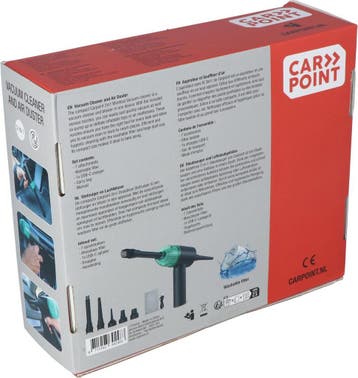Carpoint Oplaadbare Stofzuiger en Luchtblazer, Ophalen of Verzenden, Zo goed als nieuw