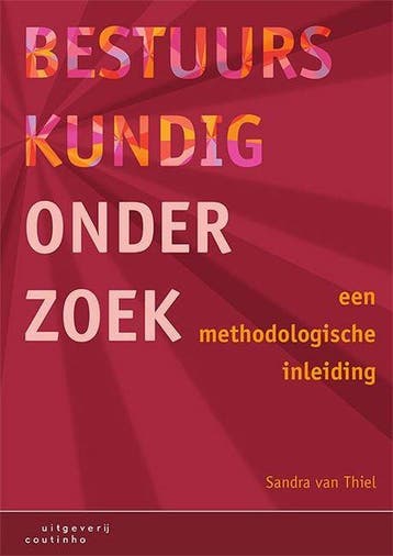 9789046908037 Bestuurskundig onderzoek Sandra van Thiel, Boeken, Verzenden, Nieuw, Sandra van Thiel