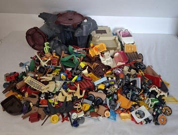 Playmobil - Playmobil Lot Playmobil en vrac pour pièces -, Antiek en Kunst, Antiek | Overige Antiek
