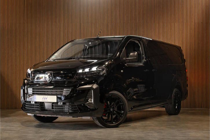 Peugeot Expert 2.0 BlueHDi L3 DC | Navigatie | CarPlay | Cam, Auto's, Bestelauto's, Dealer onderhouden, Lease, Zwart, Automaat