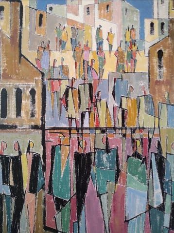 Charles van de Vloet (1914 - 2000) - In de stad