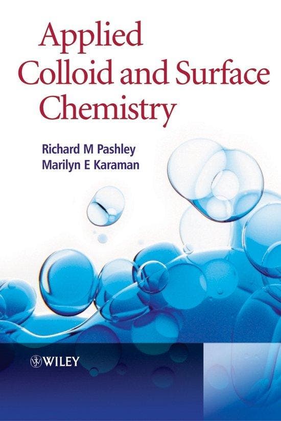 Applied Colloid & Surface Chemistry - Pashley, Boeken, Overige Boeken, Gelezen, Verzenden