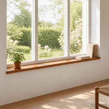 vidaXL Raamkozijnen 2 st Bruin 140 x 20 x 2 cm Massief, Verzenden, Nieuw