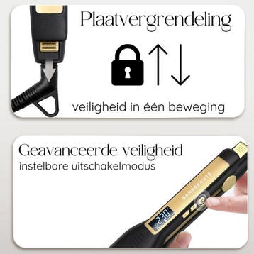 Sansbeauté® Professionele Stijltang - 2 in 1 - Krultang -, Ophalen of Verzenden, Zo goed als nieuw