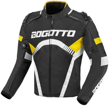 Bogotto Boomerang Waterdichte Zwart Geel Textiele Motorjas, Jas | textiel, Nieuw met kaartje, Bogotto, Heren