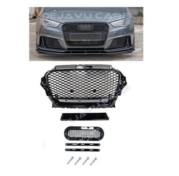 RS3 Quattro Look Front Grill voor Audi A3 8V / S line / S3, Ophalen of Verzenden