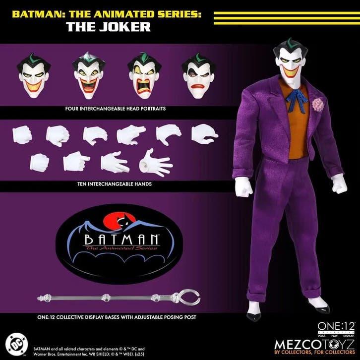Batman: The Animated Series Action Figure 1/12 The Joker 17, Verzamelen, Film en Tv, Nieuw, Ophalen of Verzenden