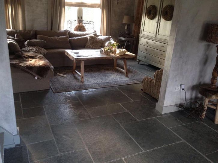 landelijke keukenvloeren van natuursteen Castle Stone, Huis en Inrichting, Keuken | Complete keukens, Nieuw